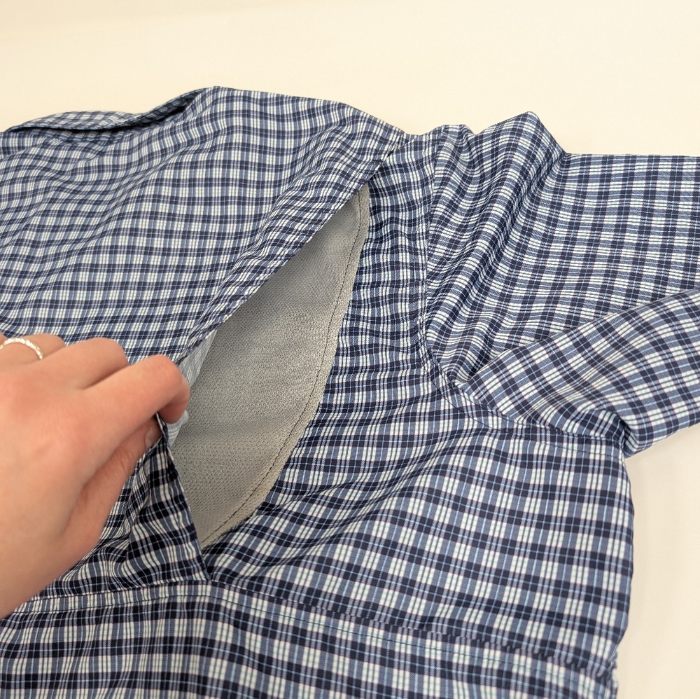 Habit 40+ Solar Factor Hiking Outdoor Work Short Sleeve Button Down 2XL [227] - Picture 4 of 9